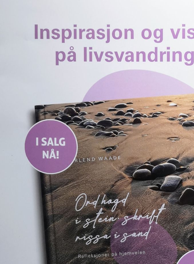 Her er reklameplakaten for boka mi. Boka inneholder både noveller, prosatekster, dikt og bilder